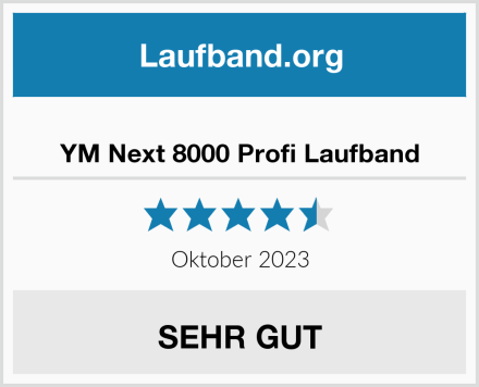  YM Next 8000 Profi Laufband Test