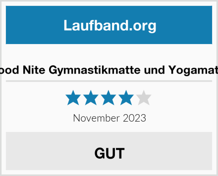  Good Nite Gymnastikmatte und Yogamatte Test