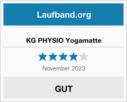  KG PHYSIO Yogamatte Test