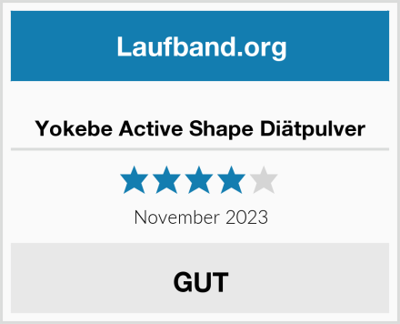 Yokebe Active Shape Diätpulver Test