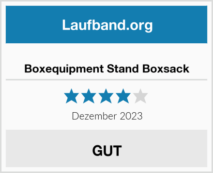  Boxequipment Stand Boxsack Test