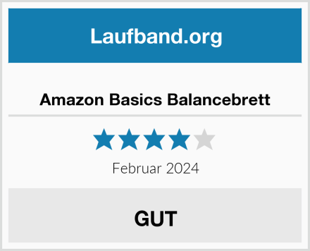  Amazon Basics Balancebrett Test