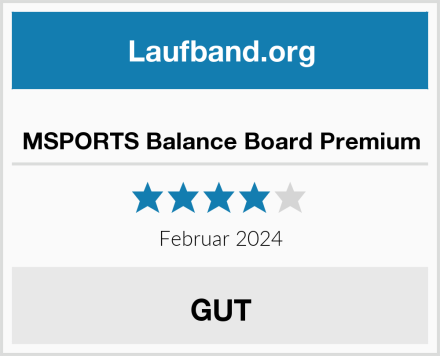  MSPORTS Balance Board Premium Test