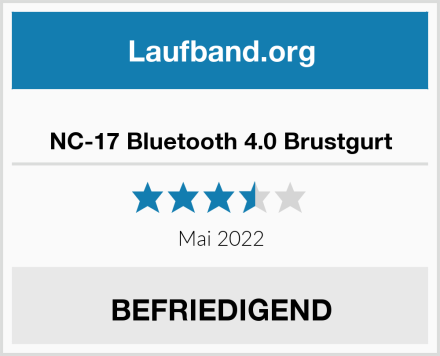  NC-17 Bluetooth 4.0 Brustgurt Test