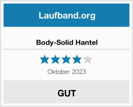  Body-Solid Hantel Test