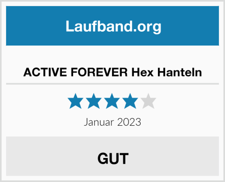  ACTIVE FOREVER Hex Hanteln Test