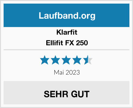 Klarfit Ellifit FX 250 Test