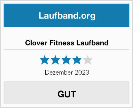  Clover Fitness Laufband Test